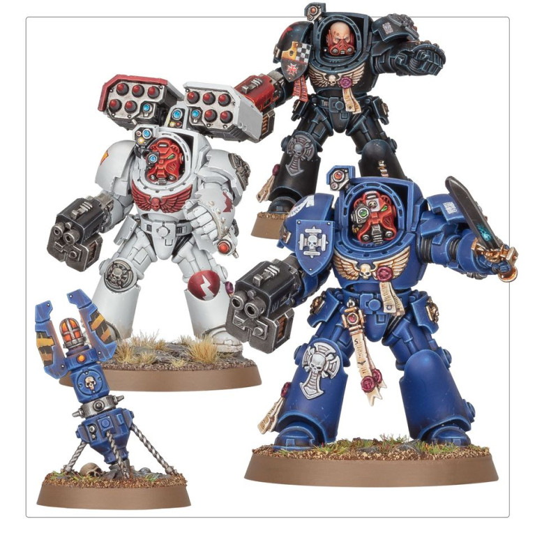 Warhammer 40 000, Space marines, Escouade terminator - WARHAMMER 48-90
