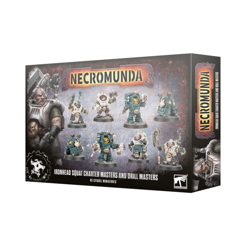 Warhammer Necromunda, Ironhead Squat Charter Masters and Drill Masters - WARHAMMER 301-62