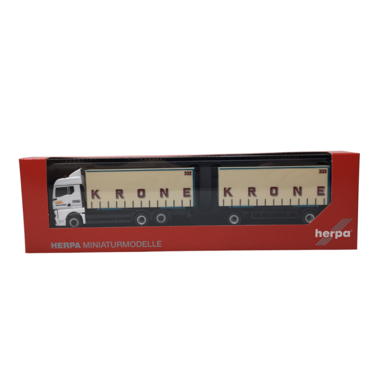 Camion semi-remorque à rideaux coulissants, MAN TGX GM, Circus Krone - HERPA 319652 - HO 1/87