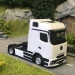 Tracteur routier, Mercedes-Benz eActros 600, ProCabin Bigspace, 2 essieux, blanc - HERPA 320191 - HO 1/87