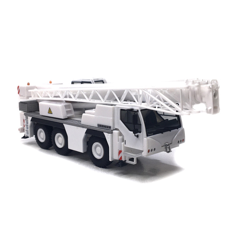 Grue mobile, Liebherr LTM 1045, blanc - HERPA 319485 - HO 1/87