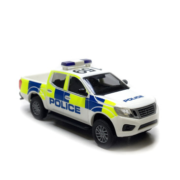 Nissan Navara, Police, royaume-uni - BUSCH 53728 - HO 1/87