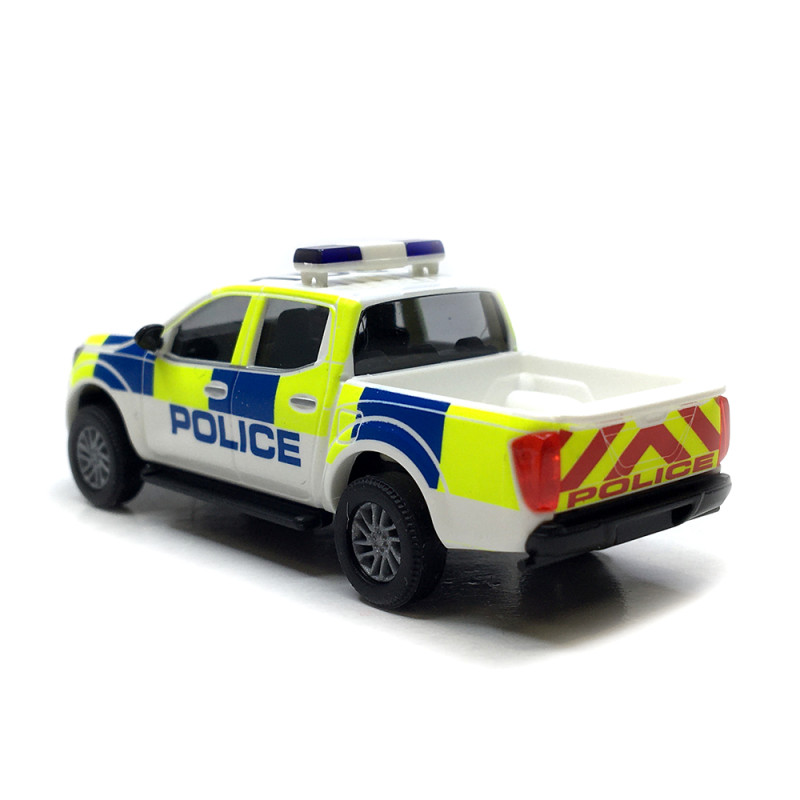 Nissan Navara, Police, royaume-uni - BUSCH 53728 - HO 1/87