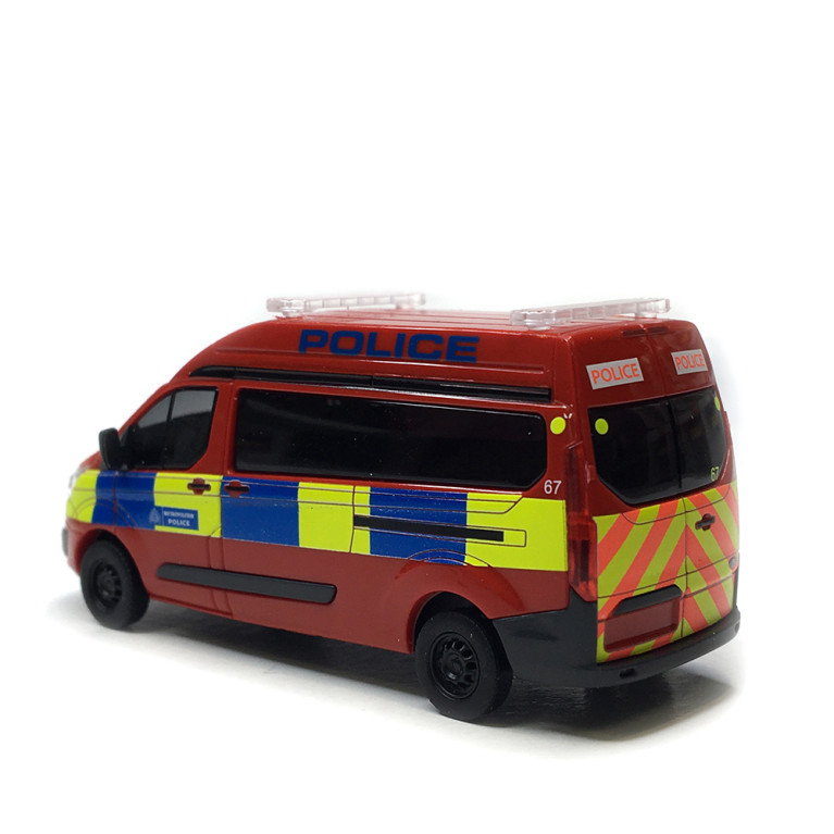 Ford transit custom, Police, royaume-uni - BUSCH 52519 - HO 1/87