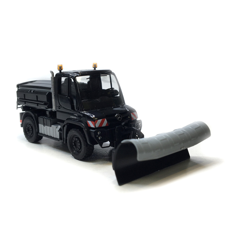 Mercedes Benz, Unimog U430, service hivernal, noir - BUSCH 50933 - HO 1/87