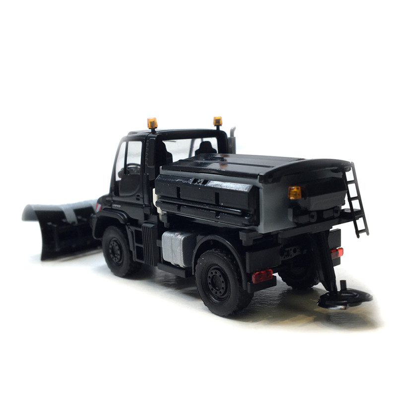 Mercedes Benz, Unimog U430, service hivernal, noir - BUSCH 50933 - HO 1/87