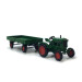 Tracteur, Deuzt F1M 414, avec remorque agricole - BUSCH 54102 - HO 1/87