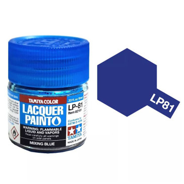 Peinture de base à mélanger, Bleu, pot de 10ml - TAMIYA LP81