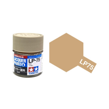 Peinture Chamois Mat pot de 10ml - Lacquer Paint - TAMIYA LP75
