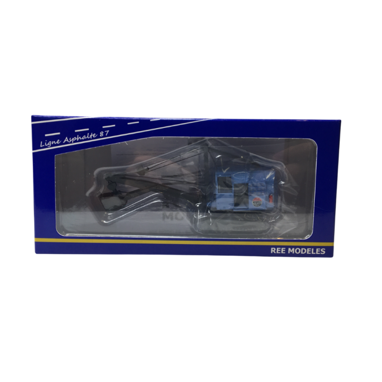 Excavatrice, Bondy, chenille bleue, Motopelle - Ree Modeles CB156 - HO 1/87