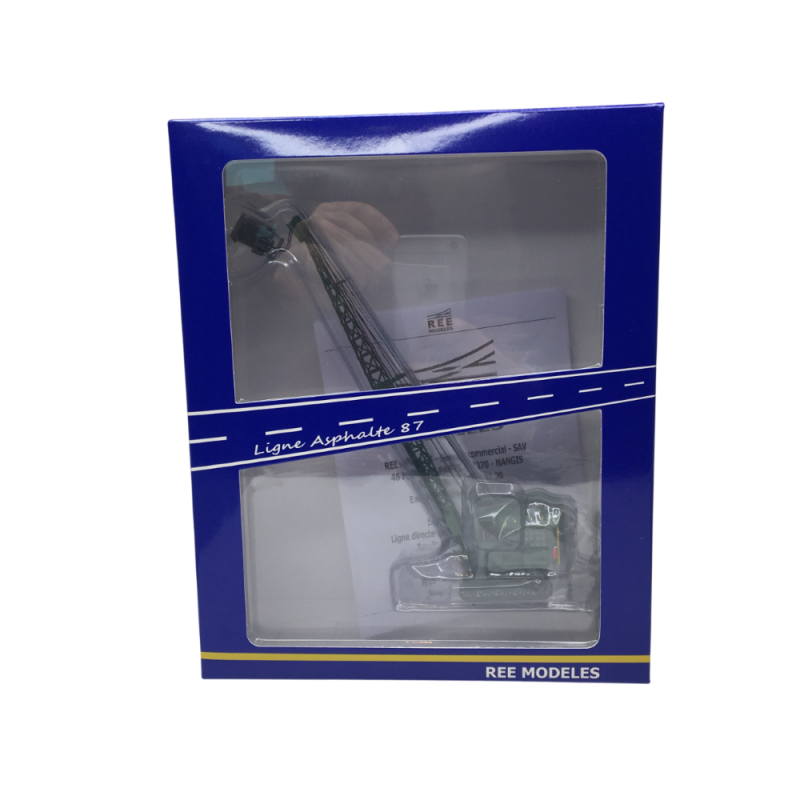 Excavatrice, Bondy, sur chenille, G.3C n°13 de Nogent, vert - Ree Modeles CB158 - HO 1/87