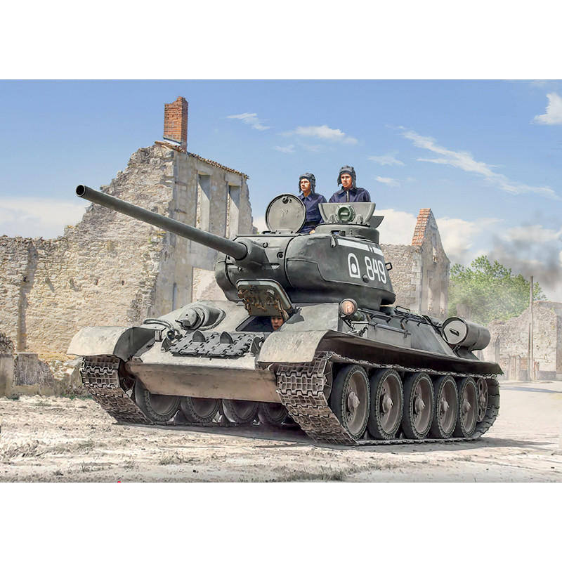 Char T-34/85, 112-1944, 6 versions - ITALERI 6758 - 1/35