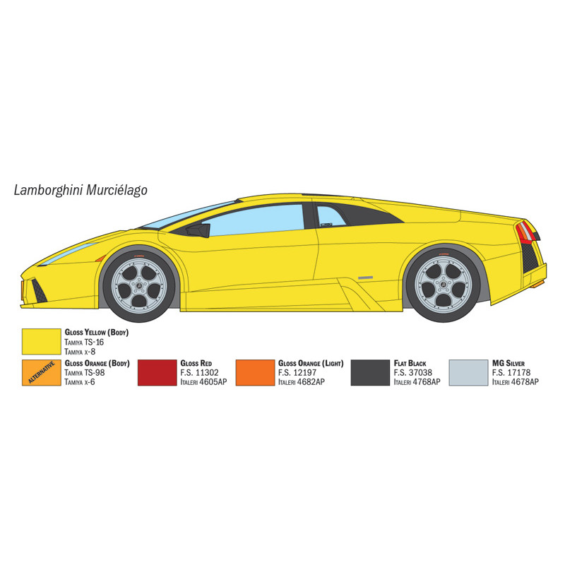 Lamborghini Murciélago - ITALERI 3672 - 1/24