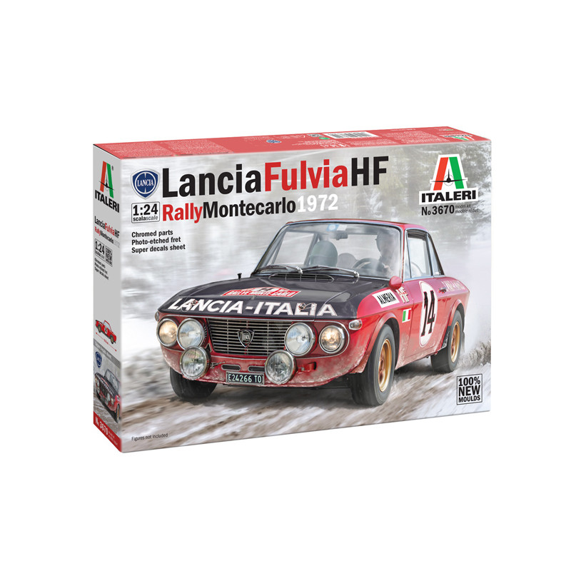Rallye, Lancia Fulvia, HF - ITALERI 3670 - 1/24