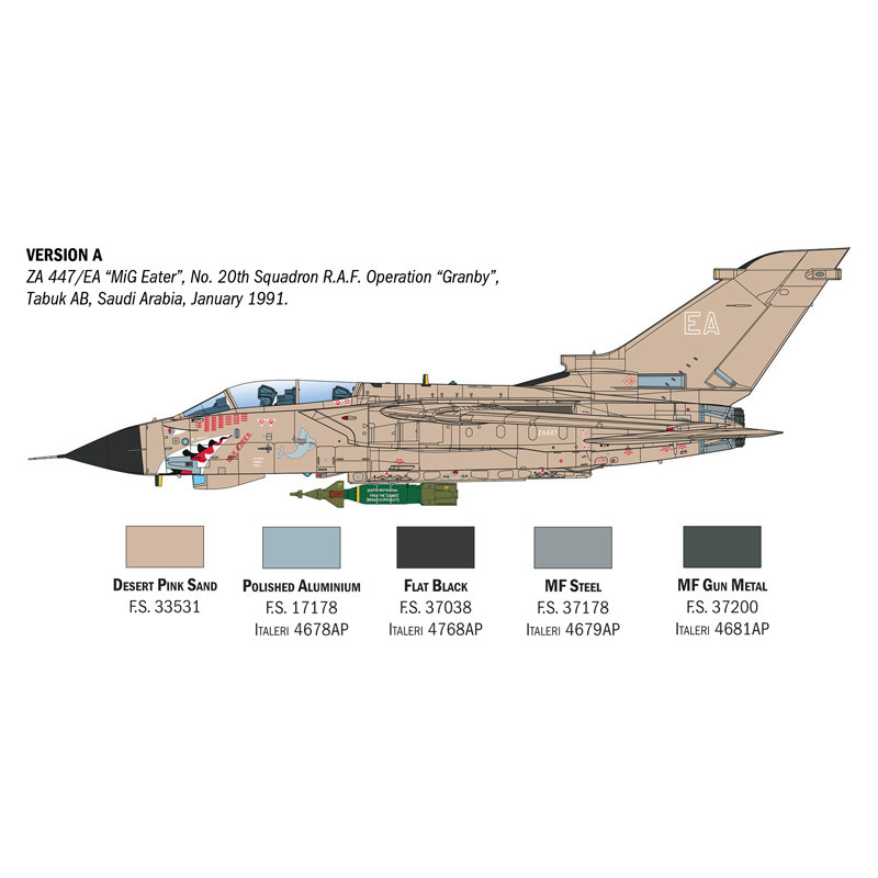 Tornado GR.1, Tempête du désert - ITALERI 2521 - 1/32