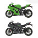 Kawasaki, Ninja ZX-10RR - MENG MT-008 - 1/9