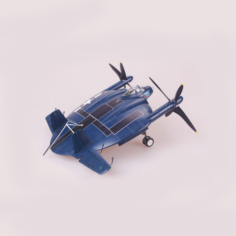 XF5U1, Flying Flapjack - Kittyhawk 80135 - 1/48