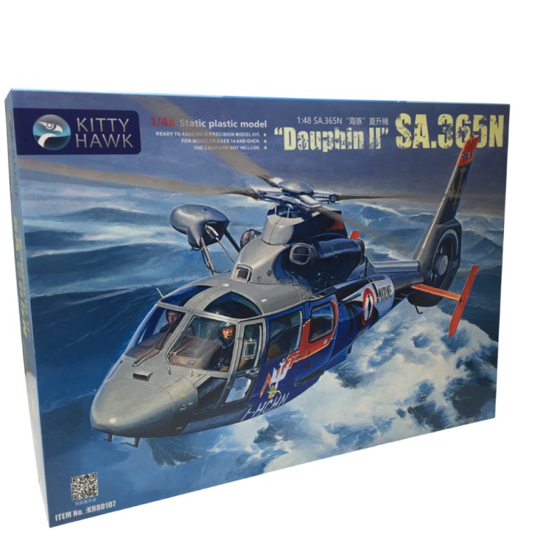 Hélicoptère, Dauphin II, SA.365N - Kittyhawk 80107 - 1/48