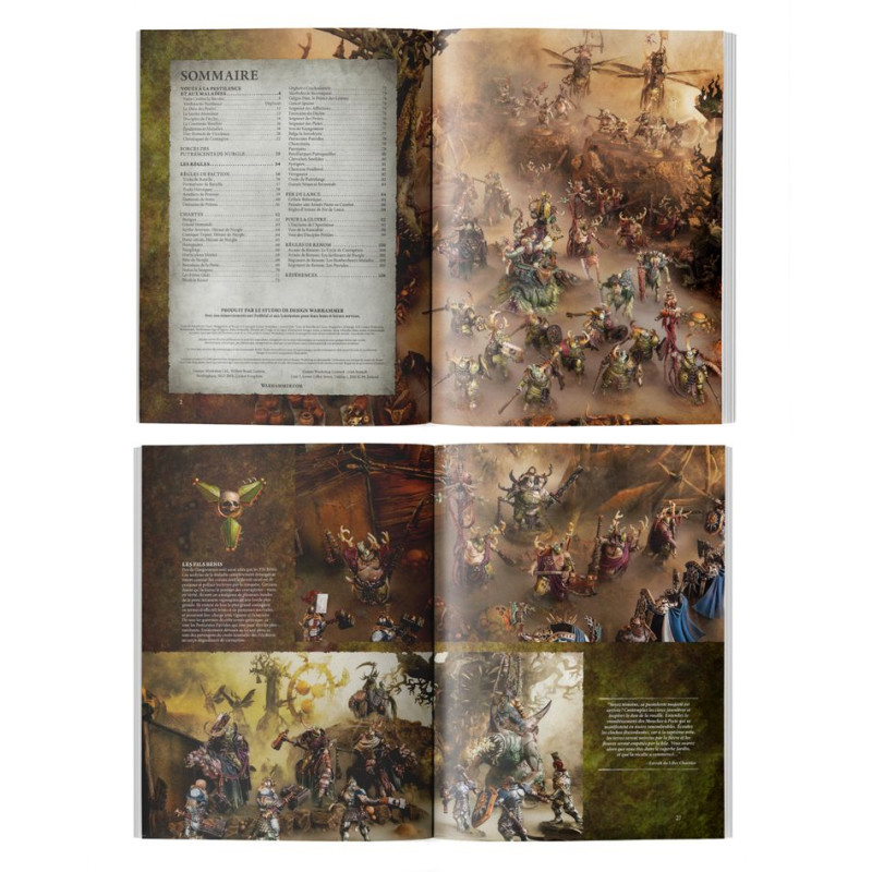 Warhammer Age of Sigmar, Tome de Bataille du Chaos: Maggotkin of Nurgle - WARHAMMER 01030201032