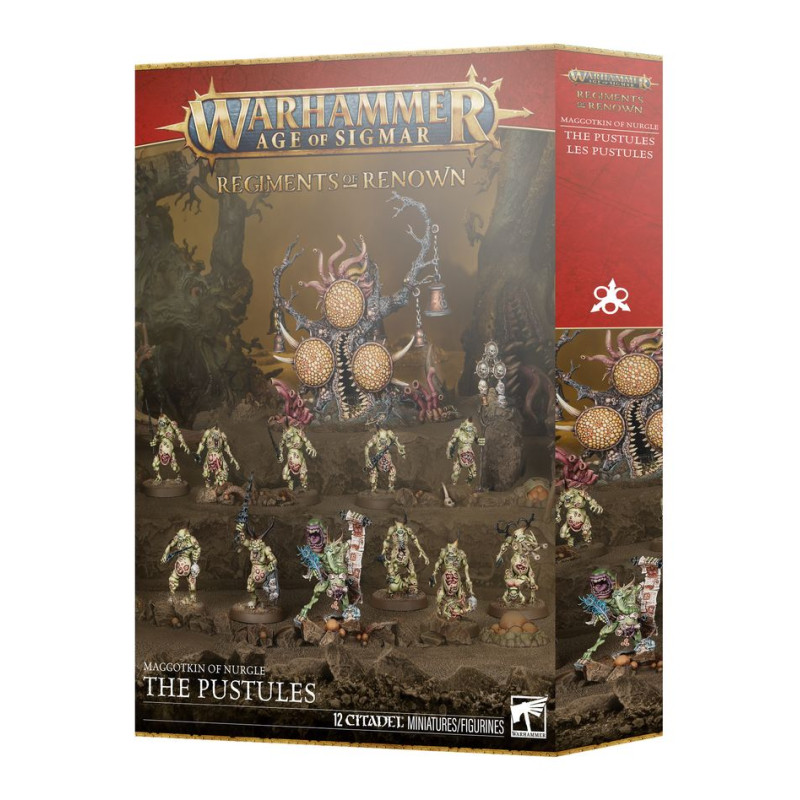 Warhammer Age of Sigmar, Putrescents de Nurgle, Régiment de Renom: les Pustules - WARHAMMER 83-106