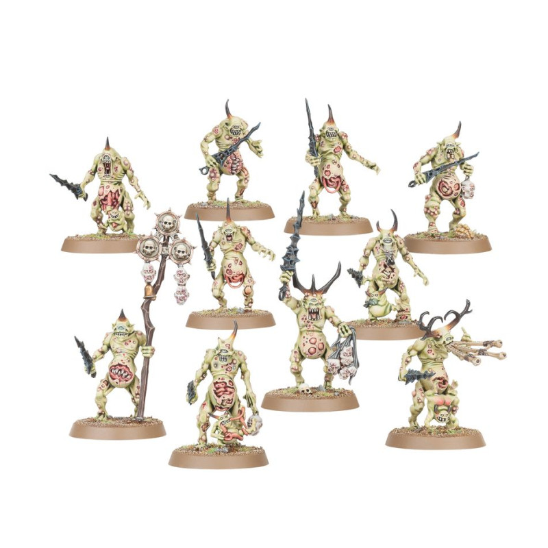 Warhammer Age of Sigmar, Putrescents de Nurgle, Régiment de Renom: les Pustules - WARHAMMER 83-106