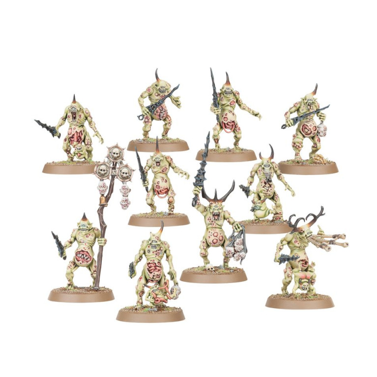 Warhammer Age of Sigmar, Putrescents de Nurgle, Régiment de Renom: les Pustules - WARHAMMER 83-106