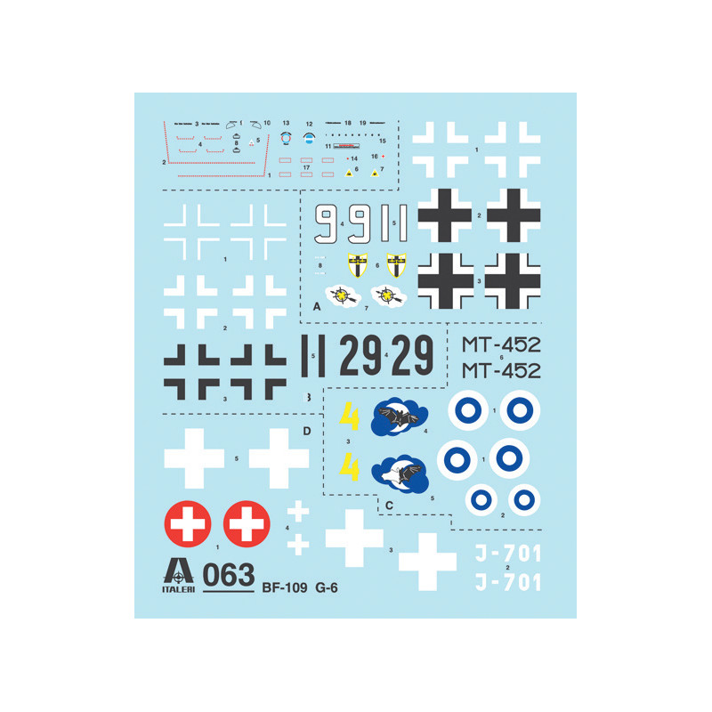 Messerschmitt BF-109 G-6 - ITALERI 0063 - 1/72