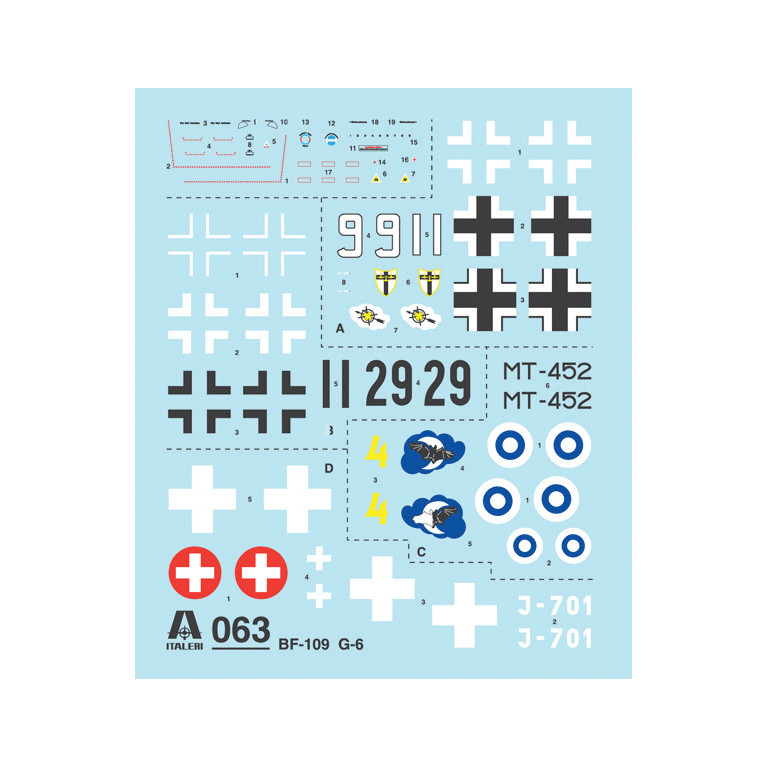Messerschmitt BF-109 G-6 - ITALERI 0063 - 1/72