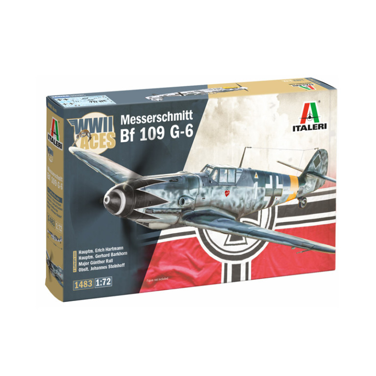 Messerschmitt BF-109 G-6, ACE - ITALERI 1483 - 1/72