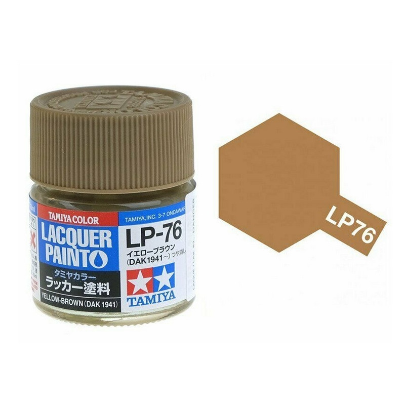 Marron (DAK 1941) pot de 10ml - Lacquer Paint - TAMIYA LP76
