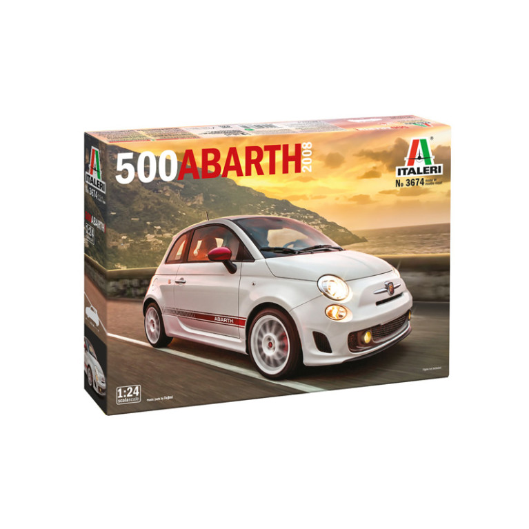 FIAT 500 Abarth, 2008 - ITALERI 3674 - 1/24