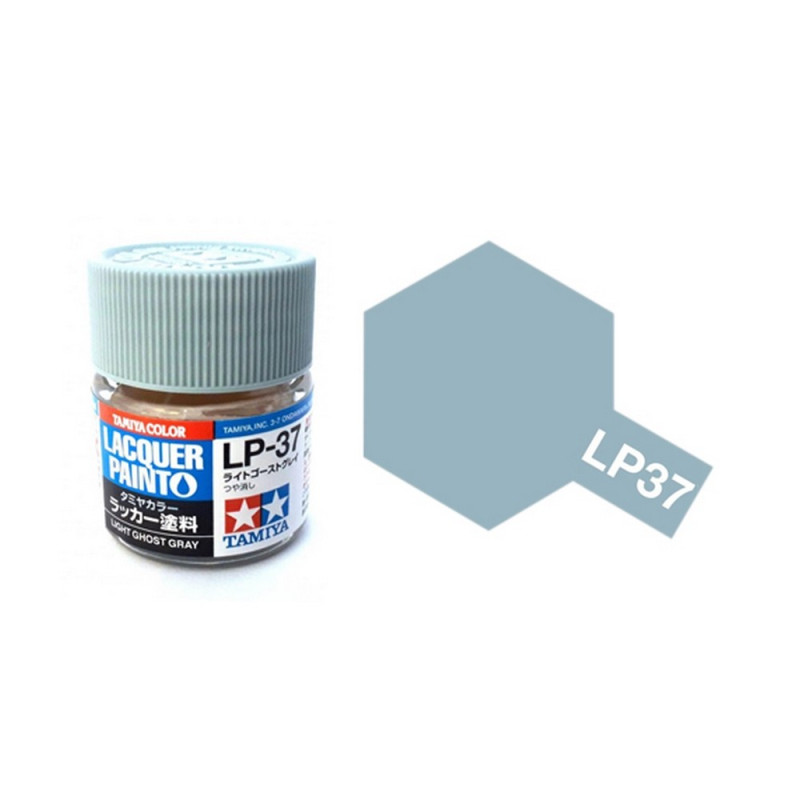 Gris "Fantôme" Clair mat pot de 10ml - Lacquer Paint - TAMIYA LP37