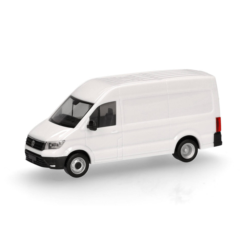 MiniKit: Volkswagen Crafter, box high roof, twin drive, blanc - Herpa 014038 - HO 1/87