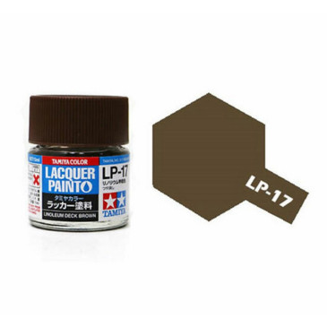 Bois (lino) marron mat pot de 10ml - Lacquer Paint - TAMIYA LP17