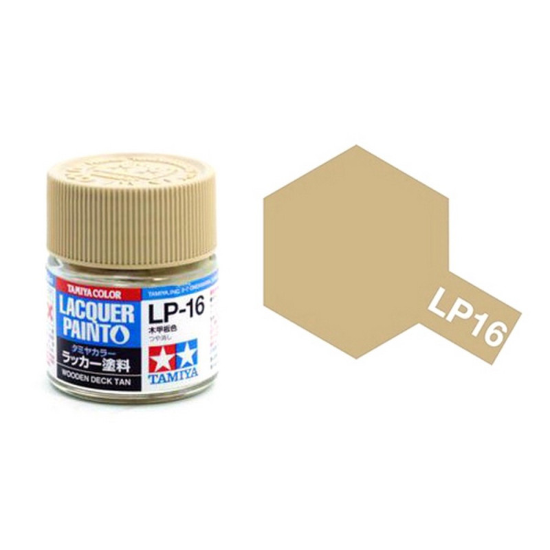 Bois (parquet) tanné mat pot de 10ml - Lacquer Paint - TAMIYA LP16