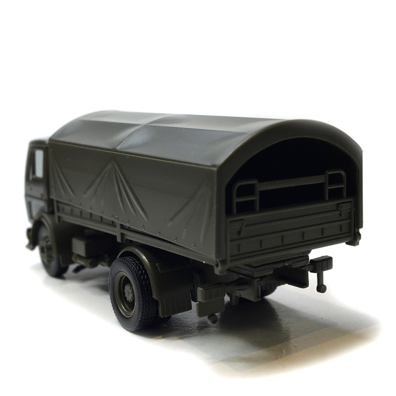 Camion, Mercedes Benz, NG à plateau de 5 tonnes bâche ronde, armée allemande - HERPA 747073 - HO 1/87