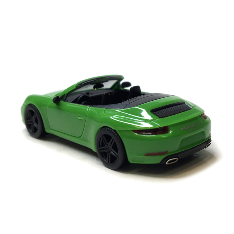 Porsche 911, (991), Carrera 2 cabrio, vert - HERPA 420365 - HO 1/87