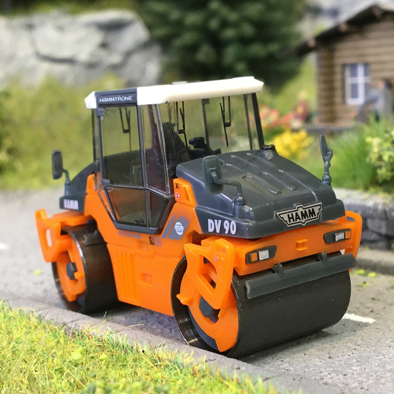 Hamm, tandem roller DV 90 - HERPA 154291 - HO 1/87