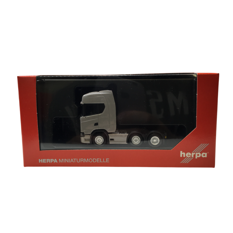 Tracteur porteur, Scania CS 20HD, gris - HERPA 307543-004 - HO 1/87