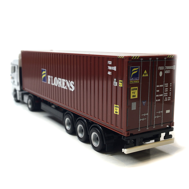 Herpa – Minikit MAN TGX XXL Semi-remorque Citerne – 1/87 – Kit à Clipser Sans Colle – Blanc – Pour Collectionneurs Et Dioramas