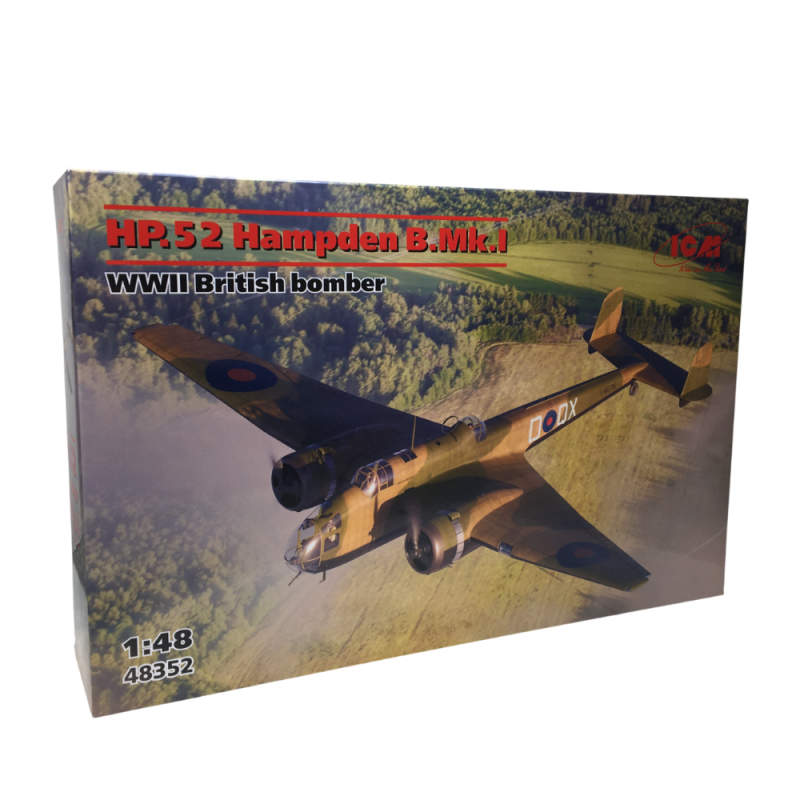 Bombardier britannique, HP.52 Hampden B.Mk.I - ICM 48352 - 1/48
