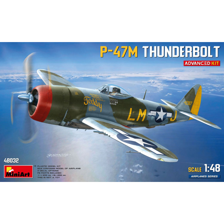 P-47M Thunderbolt, advanced kit - MiniArt 48032- 1/48