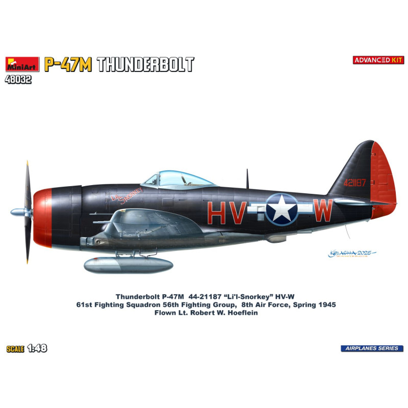 P-47M Thunderbolt, advanced kit - MiniArt 48032- 1/48