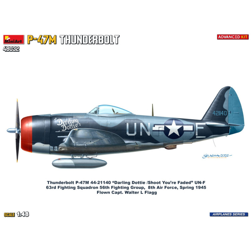 P-47M Thunderbolt, advanced kit - MiniArt 48032- 1/48