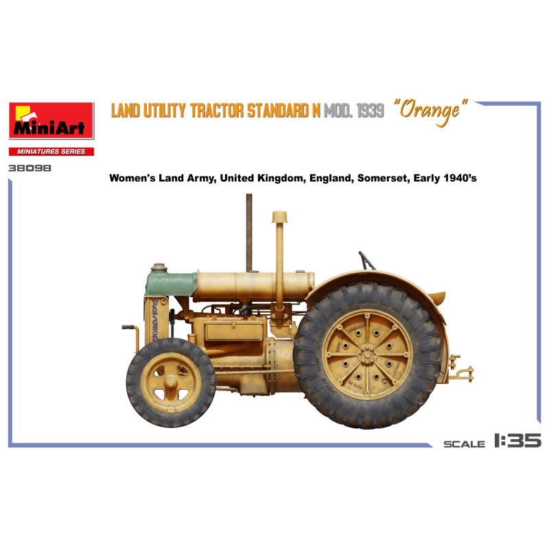 Land utility, Tracteur standart N, modèle 1939 - MiniArt 38098 - 1/35