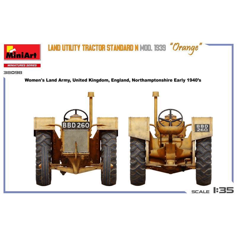 Land utility, Tracteur standart N, modèle 1939 - MiniArt 38098 - 1/35