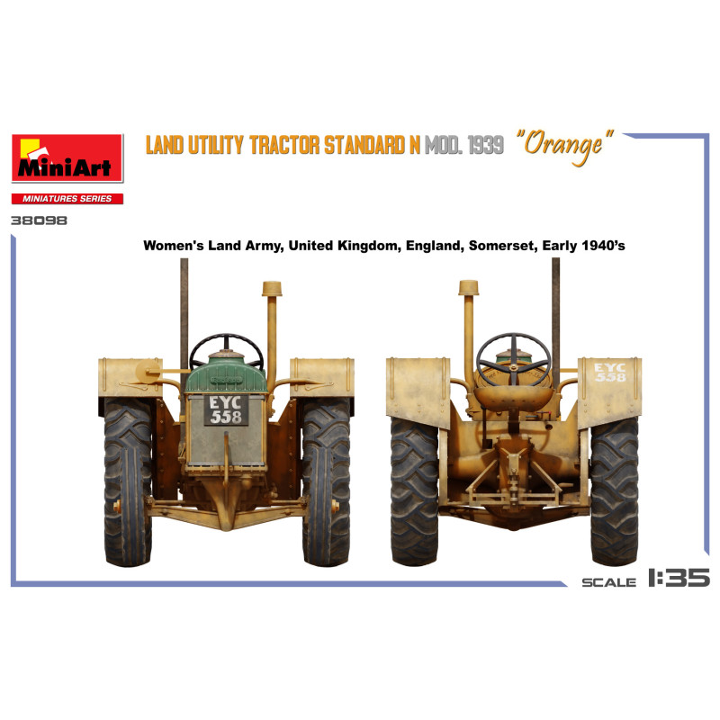 Land utility, Tracteur standart N, modèle 1939 - MiniArt 38098 - 1/35