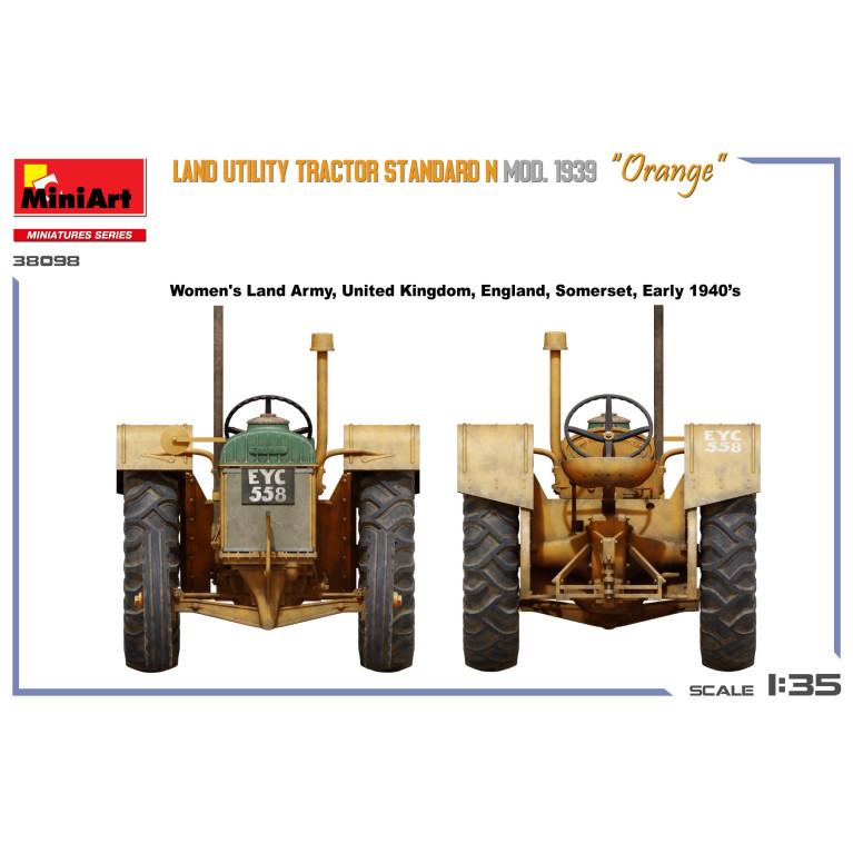 Land utility, Tracteur standart N, modèle 1939 - MiniArt 38098 - 1/35