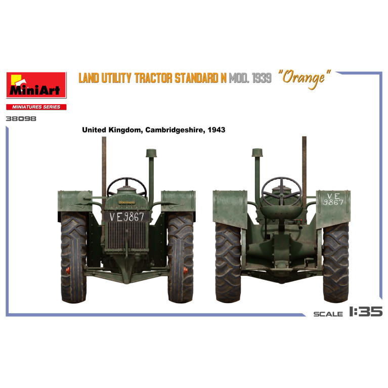 Land utility, Tracteur standart N, modèle 1939 - MiniArt 38098 - 1/35