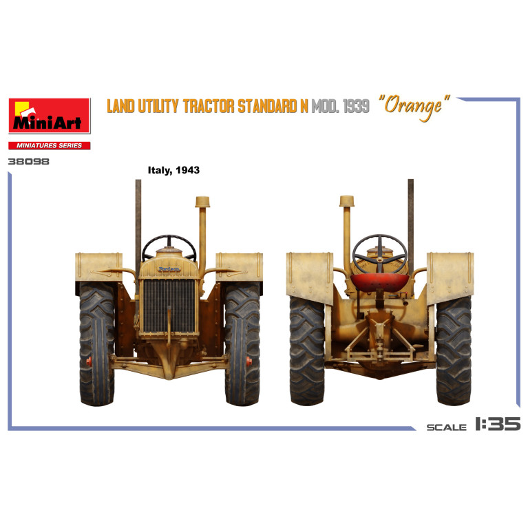 Land utility, Tracteur standart N, modèle 1939 - MiniArt 38098 - 1/35